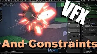 How to use constraints and create VFX in blender