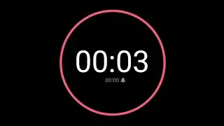 3 Second Countdown Timer / iPhone Timer Style
