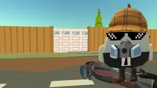 я нашёл новую постройку в своём городе в чикен ган|chicken gun KOSMO38K