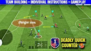 DEADLY 4-2-4 Quick Counter & Long Ball Counter – Best Formation eFootball Mobile 2026! 🚀