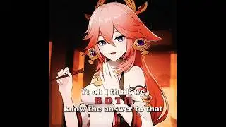 Yae Miko v. Ayato || [better than you??] || Yae Miko and Ayato || 