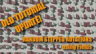 Tutorial Update: Random Stepped Rotations for Blender 3.2