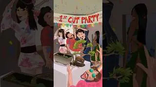 The 1st cut party .