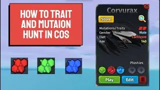 How to Trait/Mutation hunt in Creatures of Sonaria