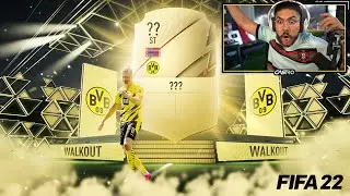 MY FIRST EVER FIFA 22 PACK OPENING! HUGE WALKOUTS!