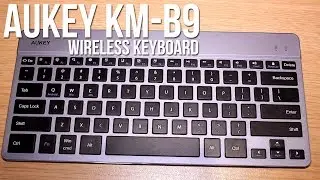 Review teclado inalambrico Aukey KM-B9 Wireless keyboard estilo Apple Magic keyboard | SIO