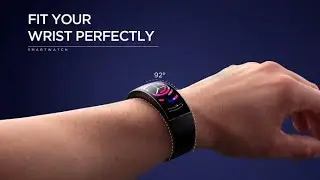 Amazfit X Curved Smartwatch | A New Future Design
