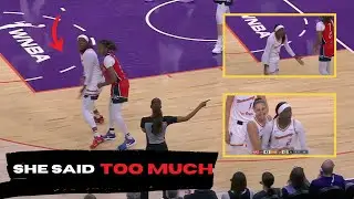 Kahleah Copper T'd Up for Shouting at the Ref Over a No-Call!