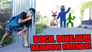 GAWAT!!! BOCIL HARUS LARI DARI KEJARAN RAINBOW FRIENDS DI DUNIA NYATA!!!