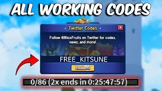 ALL BLOX FRUITS WORKING CODES ON SEPTEMBER 2024! Blox Fruits Codes