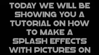 How To Make A Splash Effects With Images On Pixellab
