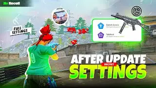 Switch Access & TalkBack Settings Free Fire || 0% Recoil 95% Headshots || Brazil Settings 2026 ⚙️