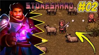 THE HARD LIFE OF ARNA Stoneshard #02 Two-Handed Sword Build gameplay in Portuguese