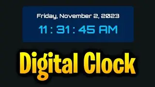 How to Make a Digital Clock with HTML, CSS, and JavaScript (Step-by-Step Tutorial)
