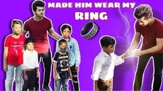 FUN PRANK ON KIDS WITH HERO MAGICAL RING 💍 | Abhishek Nigam