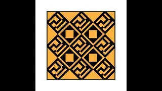 Geometric Motif। Illustrator Speed Art। Learn With AV