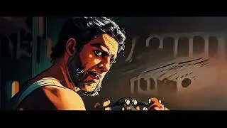 Deadpool and Wolverine (2024) Movie in comics style