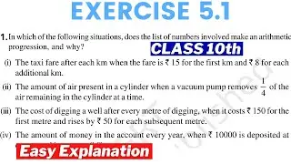 Arithmetic Progression Class 10 Chapter 5 Ex 5.1 Q1 NCERT