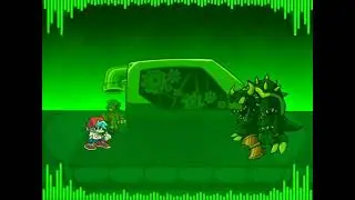 FNF Mario's Evil Rumors: Hellish Breath Visualizer