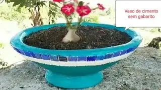 Vaso de cimento mais fácil existe