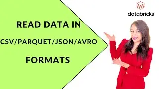 Read data in csv/json/parquet/avro formats