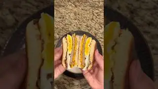 Let’s recreate ￼a sausage, egg and cheese McMuffin!!!￼