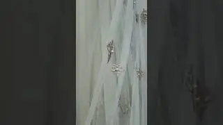 Современная тюль в спальню! Тюль с вышивкой! Тюль в зал! Гардины с жемчугом! Тюль для детской!