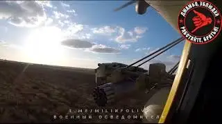 Кадры работы армейского спецназа.