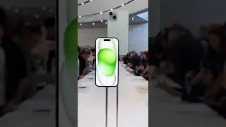 Exclusive first look at iPhone 15 😎  #iphone #tech #shorts #youtubeshorts #iphone15,