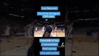 Kyle filipkowski is one of the best big men coming into the 2024 nba draft class #nba #draft #duke