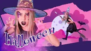 HALLOWEEN with Anny Star! (Episode 1 - Witch) Amazing cool SPOOKY video!