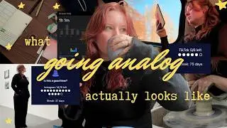 what going analog actually looks like ✨ tips to get off your phone & what to do instead