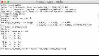 PyTorch NumPy to tensor: Convert A NumPy Array To A PyTorch Tensor - PyTorch Tutorial