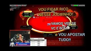HUDSON JOGANDO POKER, MUITA RESENHA KKKK