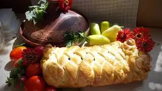 Мясной плетёный рулет