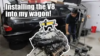 W210 E320 Wagon V8 Swap First Start!