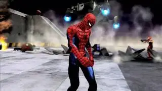 Sad spiderman walking