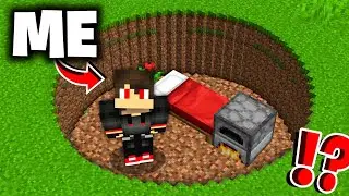 Minecraft, But I Can't Leave This Hole...