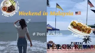 Eng) Korean Try Roti John & Nasi Ayam Kicap l KL to Port Dickson l KTM Komuter l Train Trip in KL