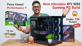 Killer Budget RTX 5050 Gaming PC Build 2026.. 😱 Paisa Vasool Performance !!