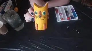 Зверёк с ушами из втулки