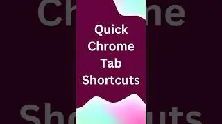 Chrome Tips & Tricks  (Keyboard Shortcuts Explained)