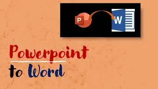Powerpoint to Word #powerpoint #word #shortvideo