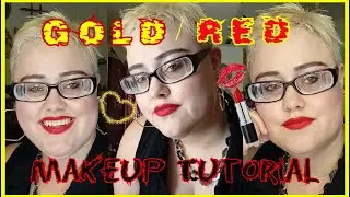 Gold & Red Make-up Tutorial (2022) | Wild Greg's Saloon ~ Savannah Rae Sisk