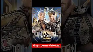 WWE King & Queen of the Ring 2024 MATCH CARD | #shorts