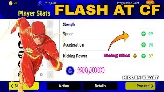 99 Speed 94 Acceleration 🔥 || Flash At CF 🤩 || Fastest CF In eFootball 2023