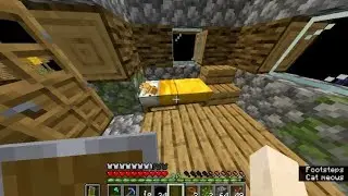 You never knew  cats can sleep in bed in #minecraft