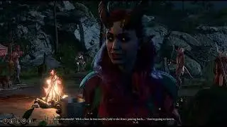 Baldur's Gate 3 - Half-drow special dialogue with Alfira