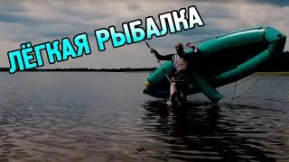 Наконец-то на озеро! Сверхлёгкие каяки в деле.