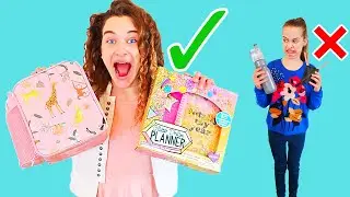 MYSTERY BOX OF SCHOOL SUPPLIES Challenge By The Norris Nuts